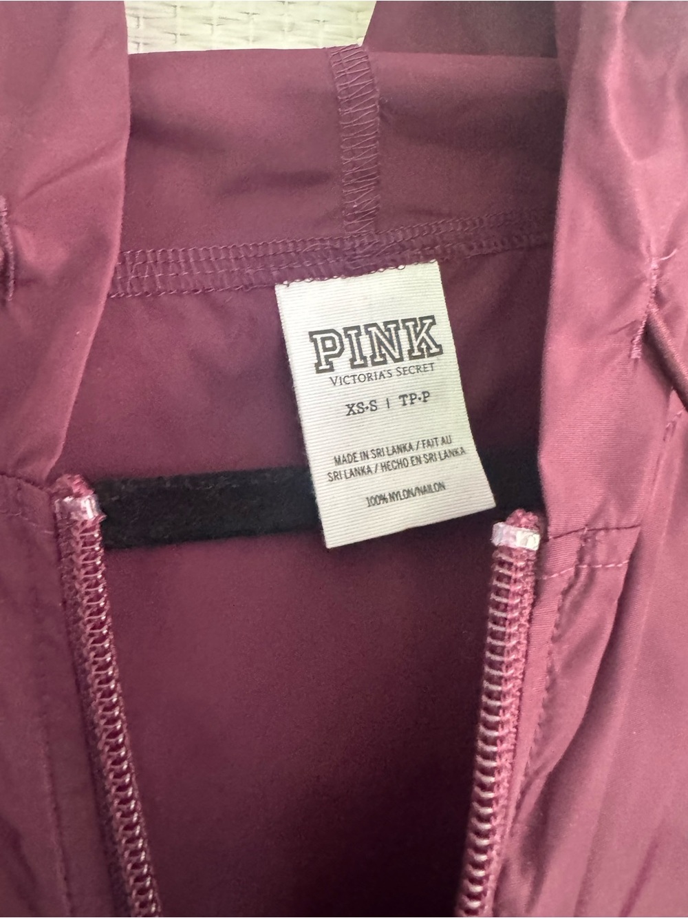 Light Victoria's Secret PINK Pullover Windbreaker - Picture 2 of 3